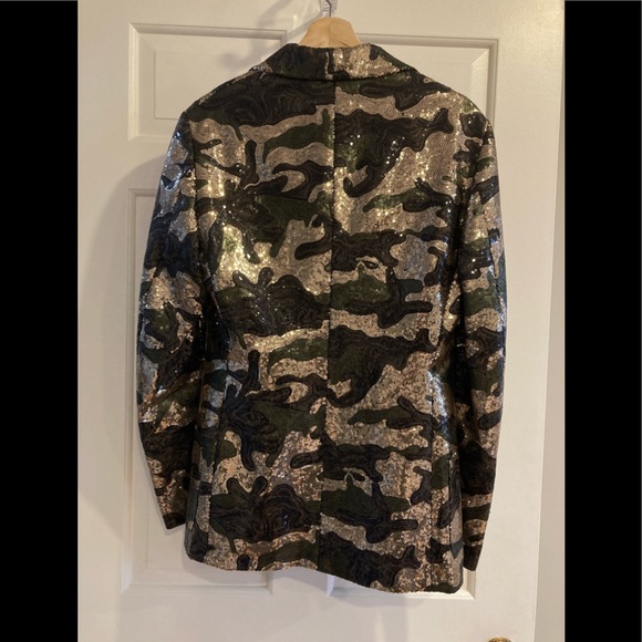 R13 sequin camo jacket.. $1795 Size XS. - Picture 8 of 8